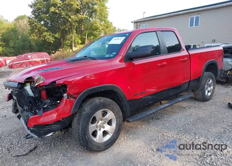 2020 Ram 1500 Rebel 4X4 6'4 Box z USA, uszkodzony, nr VIN 1C6SRFET0LN268100